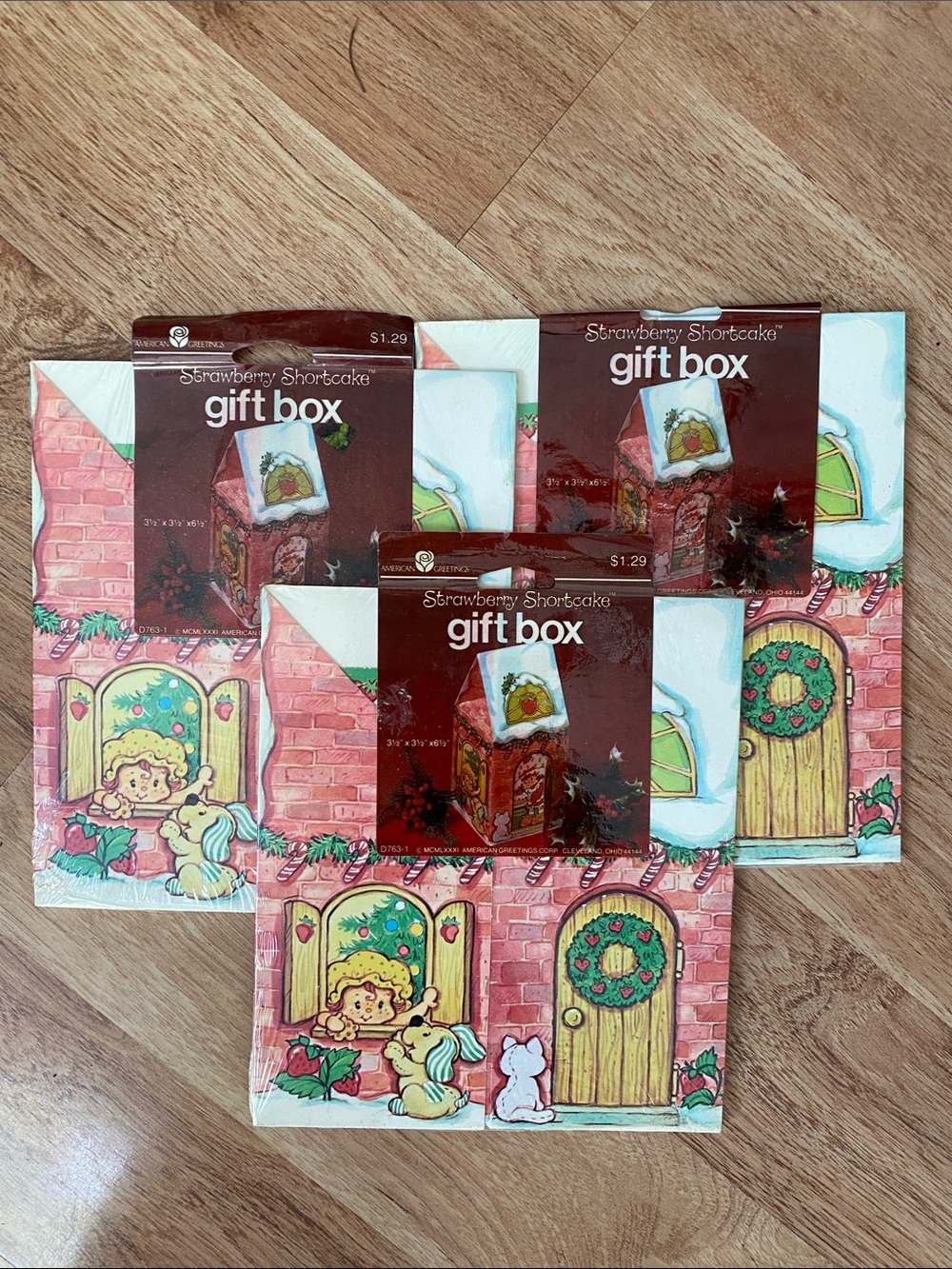Strawberry Shortcake vintage small gift boxes sealed